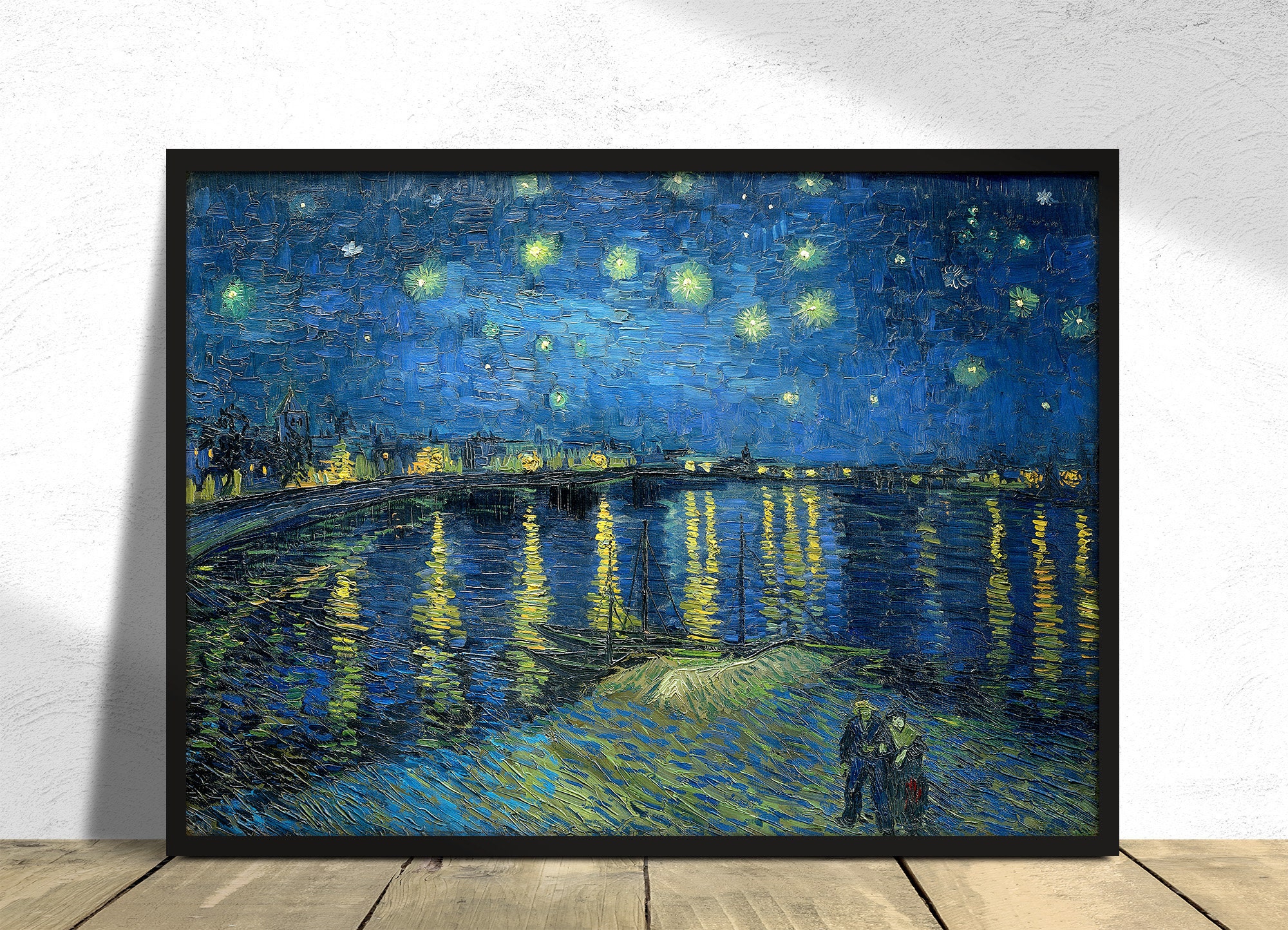 Starry Night Over the Rhone Vincent Van Gogh Vintage | Etsy