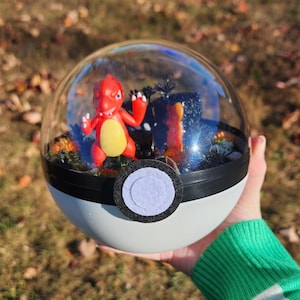 PokePal | Charmeleon 6.25&quot; Poke Ball Terrarium