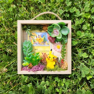 PokePal | Pikachu Shadow Box Terrarium