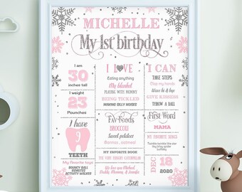 1st birthday poster etsy