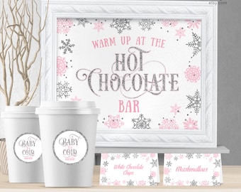 winter girl baby shower themes
