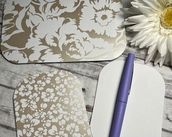Journal Cards 4x6 or 3x4, Set of 10 Journal Cards, Scrapbooking, Journaling