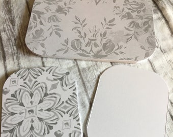 Journal Cards 4x6 or 3x4, Set of 20 Journal Cards, Scrapbooking, Journaling