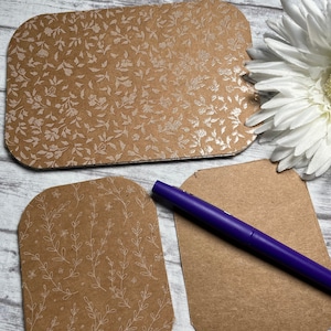 Journal Cards 4x6 or 3x4, Set of 10 Journal Cards, Scrapbooking, Journaling