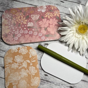 Journal Cards 4x6 or 3x4, Set of 20 Journal Cards, Scrapbooking, Journaling
