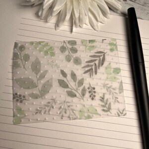 Embossed Vellum, Junk Journal Paper, 6 Count Embossed Paper