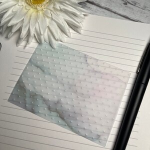 Embossed Vellum, Junk Journal Paper, 6 Count Embossed Paper