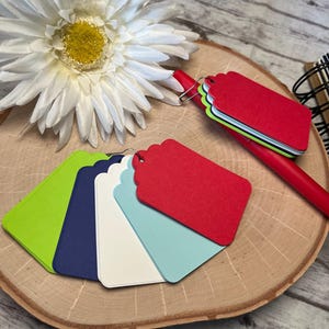 Tags, Journal Tags, Set of 25 Tags, Planner Tags, Scrapbook Tags