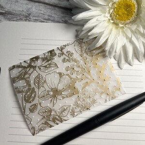 Embossed Vellum, Junk Journal Paper, 6 Count Embossed Paper