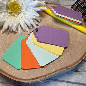 Tags, Journal Tags, Set of 25 Tags, Planner Tags, Scrapbook Tags