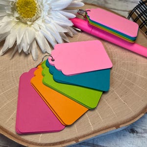 Tags, Journal Tags, Set of 25 Tags, Planner Tags, Scrapbook Tags