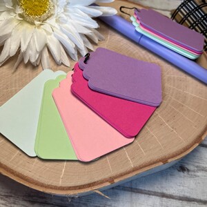 Tags, Journal Tags, Set of 25 Tags, Planner Tags, Scrapbook Tags