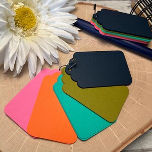 Tags, Journal Tags, Set of 25 Tags, Planner Tags, Scrapbook Tags