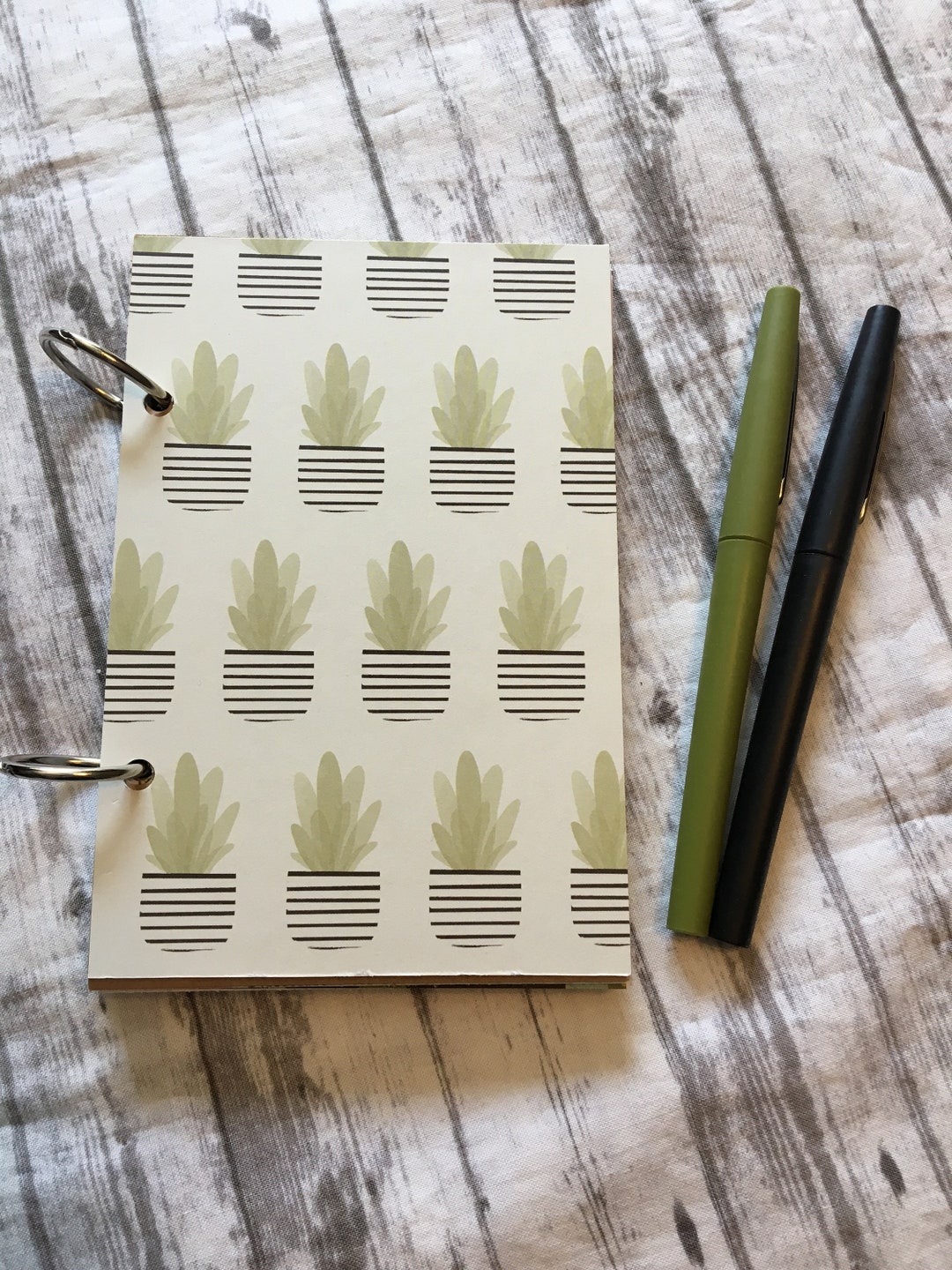 Cactus Succulent Journal, Travel Journal, Smash Book, Junk Journal