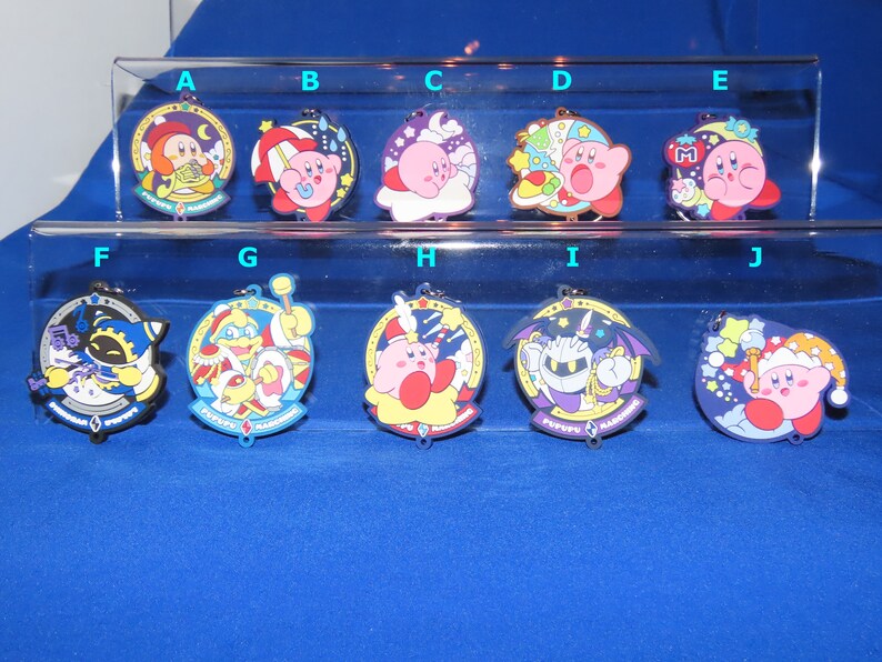 Rubber Kirby Keychain Select Options Available Etsy