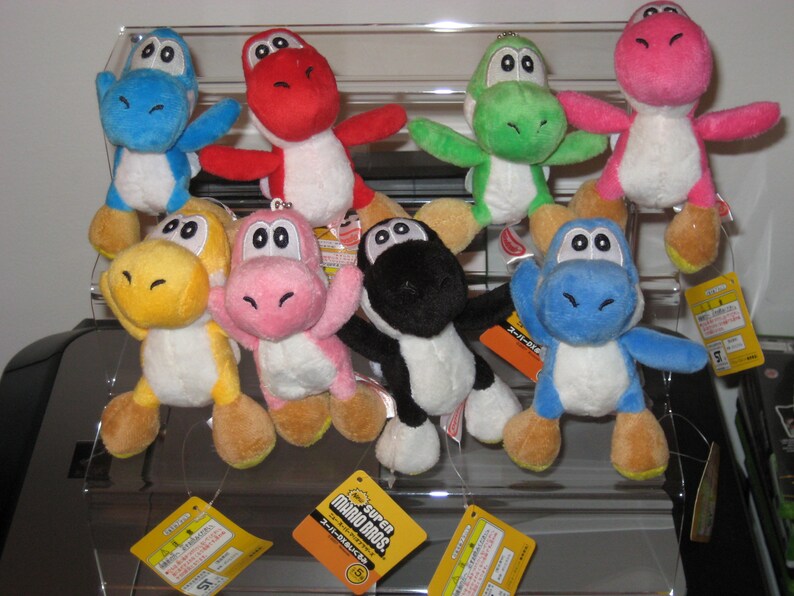 Yoshi Plush Keychain Select Options Available | Etsy