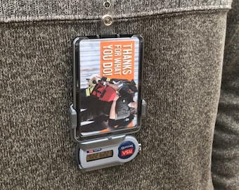 3D Printed RSA ID Token Holder with Brady Triple Badge Holder