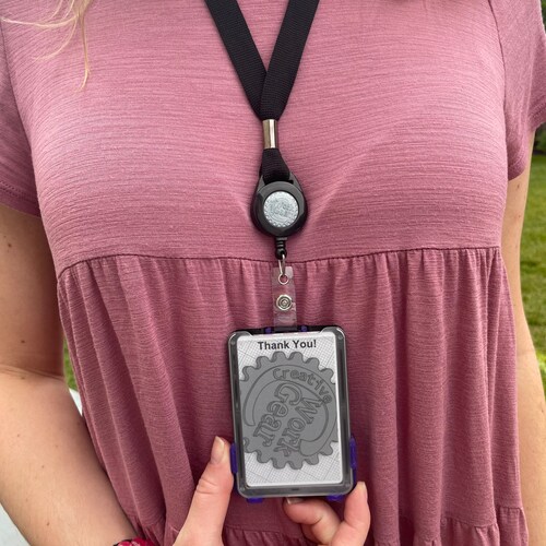 3D Printed RSA Id Token Holder and TRIPLE ID Holder up to 3 Etsy