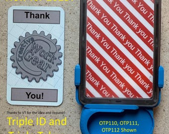 New for 2025!  VT Special...  Triple Token holder plus TRIPLE ID holder.  You pick the tokens.  Default is 3 OTP110 tokens.  Others avail.