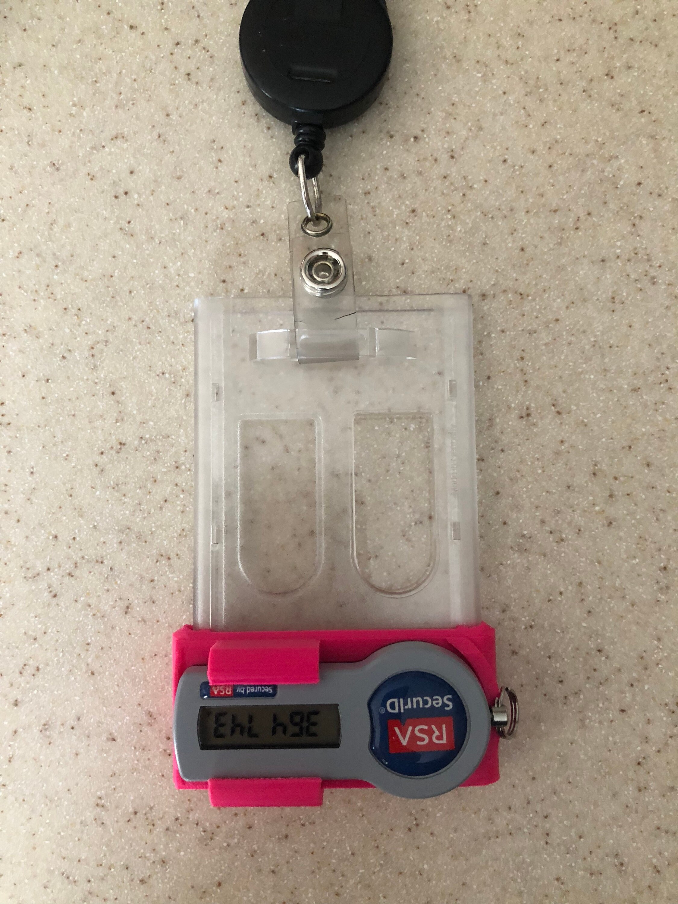 RSA ID Token & Dual Badge Holder Etsy UK