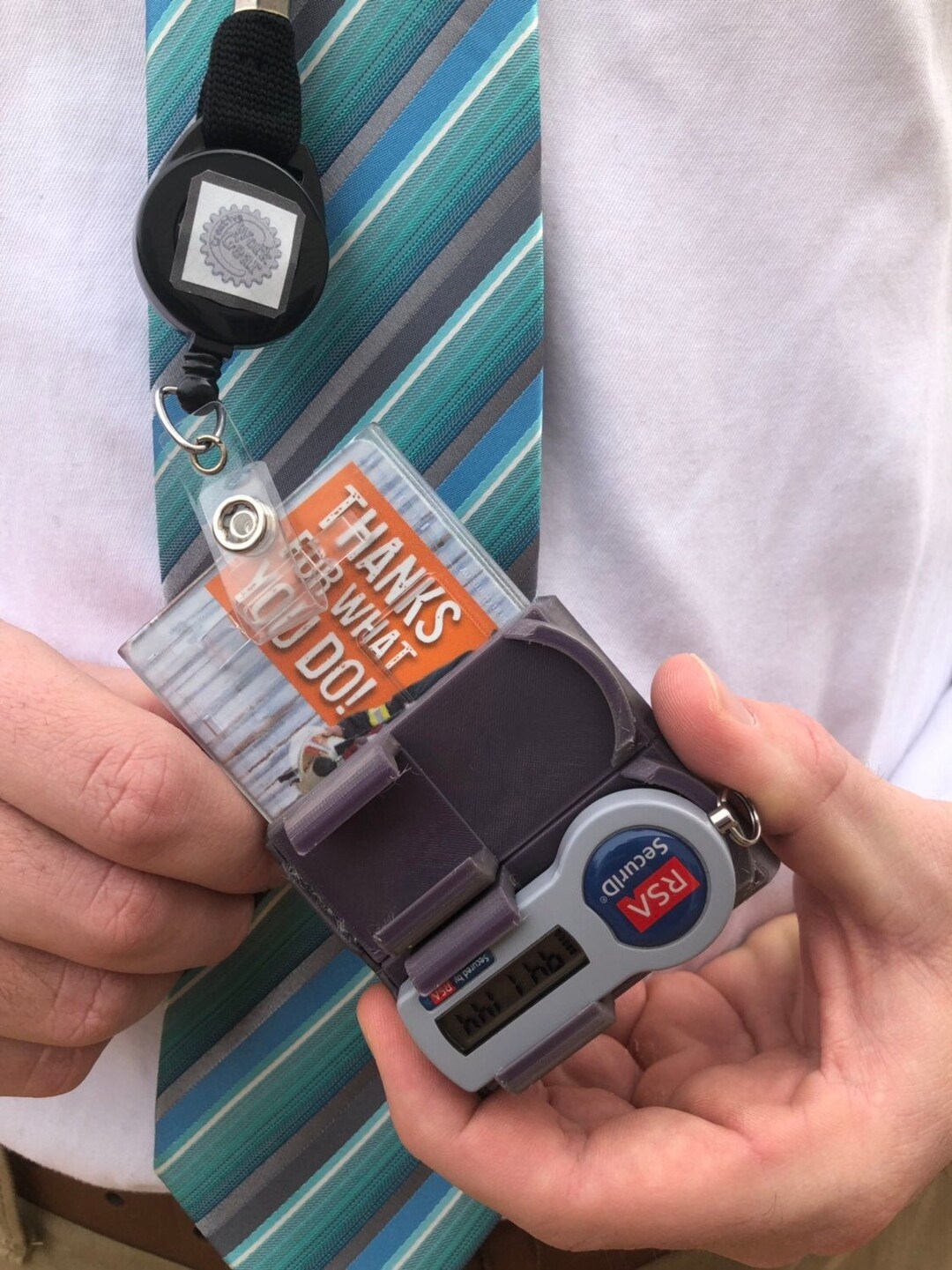 Dual RSA ID Token Holder and Dual Badge Holder Etsy