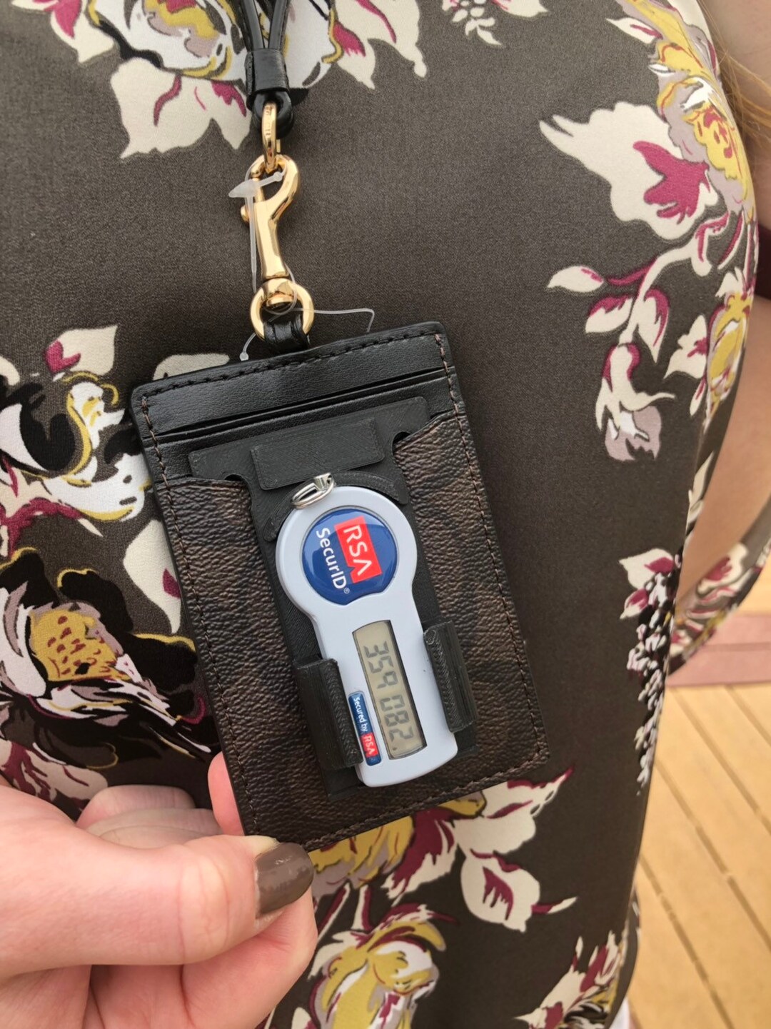 Custom 3D Printed RSA ID Token Holder for Leather ID Pouch Etsy UK