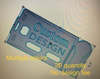 25 qty Multicolor CUSTOM RSA ID token badge holder