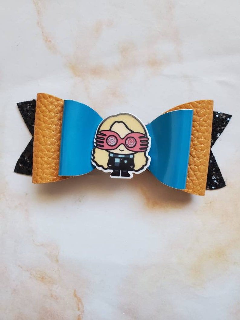 Harry Potter inspired bow harry potter characters faux leather bow