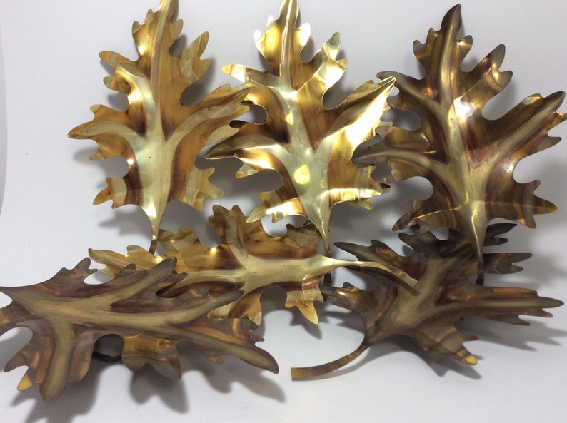 Vintage Metal Wall Art Erflies Flowers Fans Leaves Homeco Home Interiors Brass Copper Tin Dogwood Groupings Decor Nature