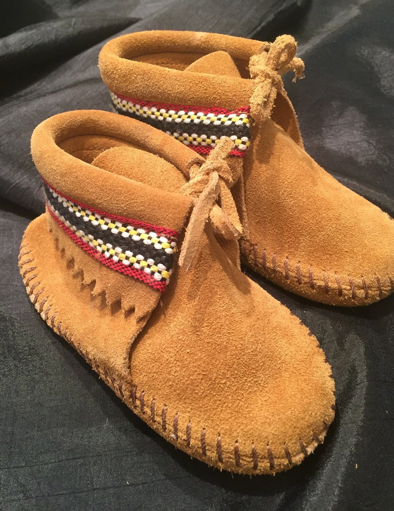 childrens leather moccasins