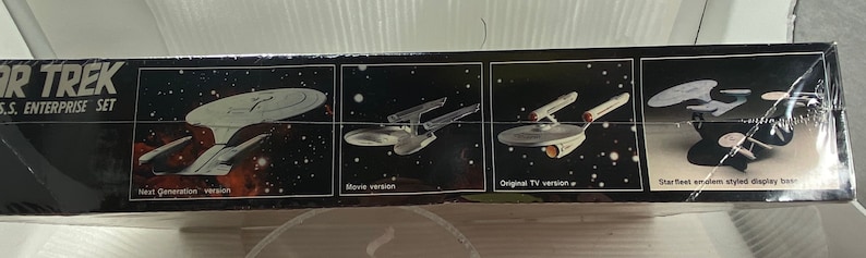 Star Trek collectible NOS AMT Enterprise Ertl Three Enterprise Ships Vintage 1988 U.S.S Model Kit