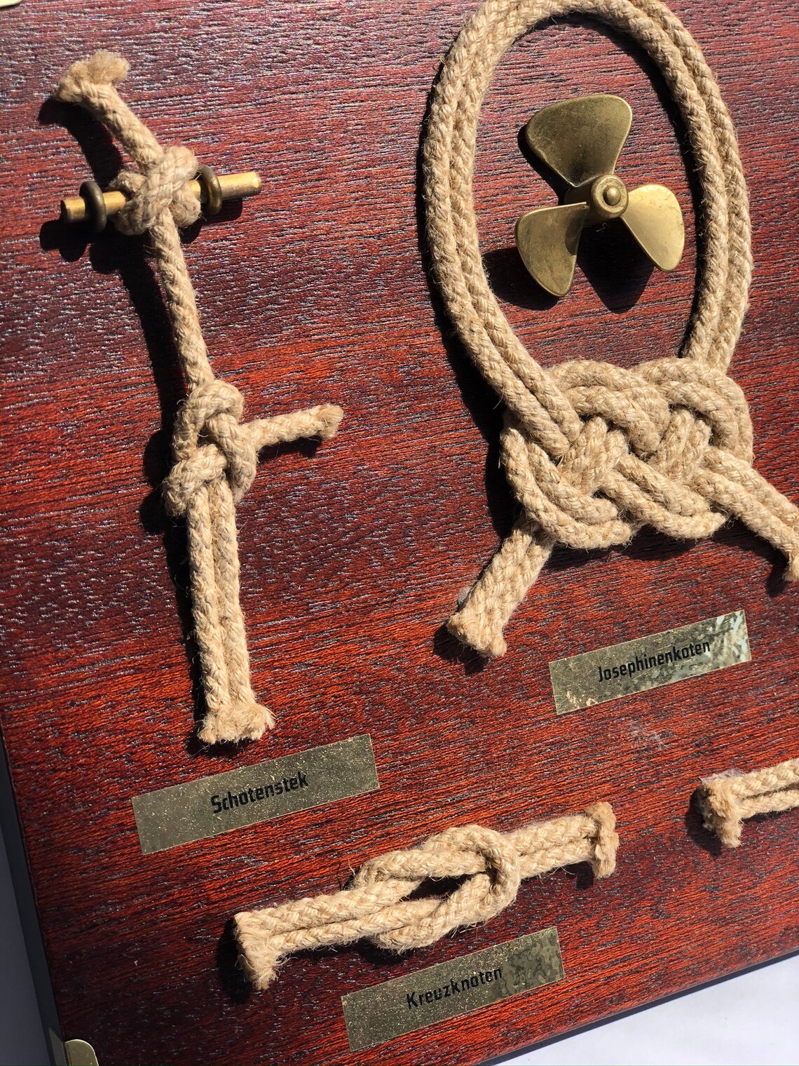Framed Nautical Knots Nautical Shadowbox Etsy