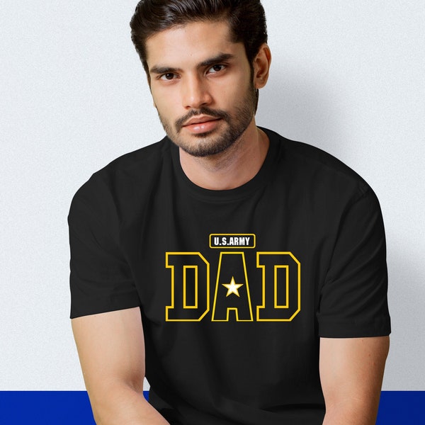 US Army Dad T-shirt - Proud Army Dad T-shirt- US Army Short