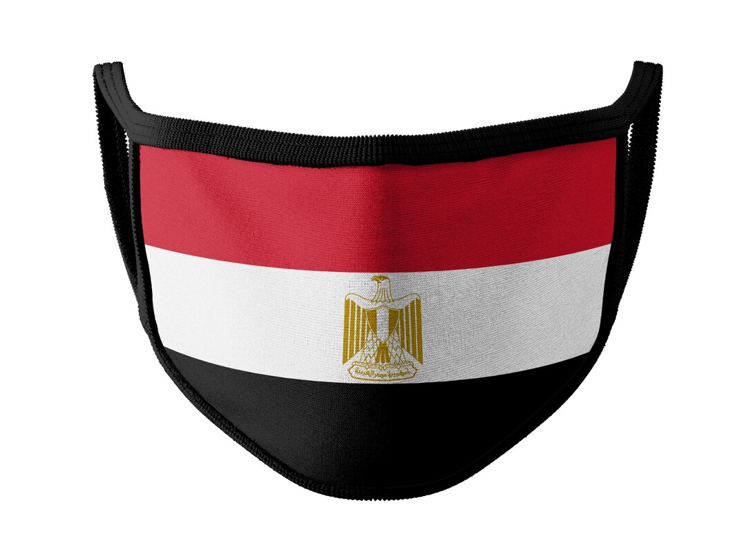 Egypt Face Mask Egyptian Flag Face Mask Egypt Flag Face Etsy