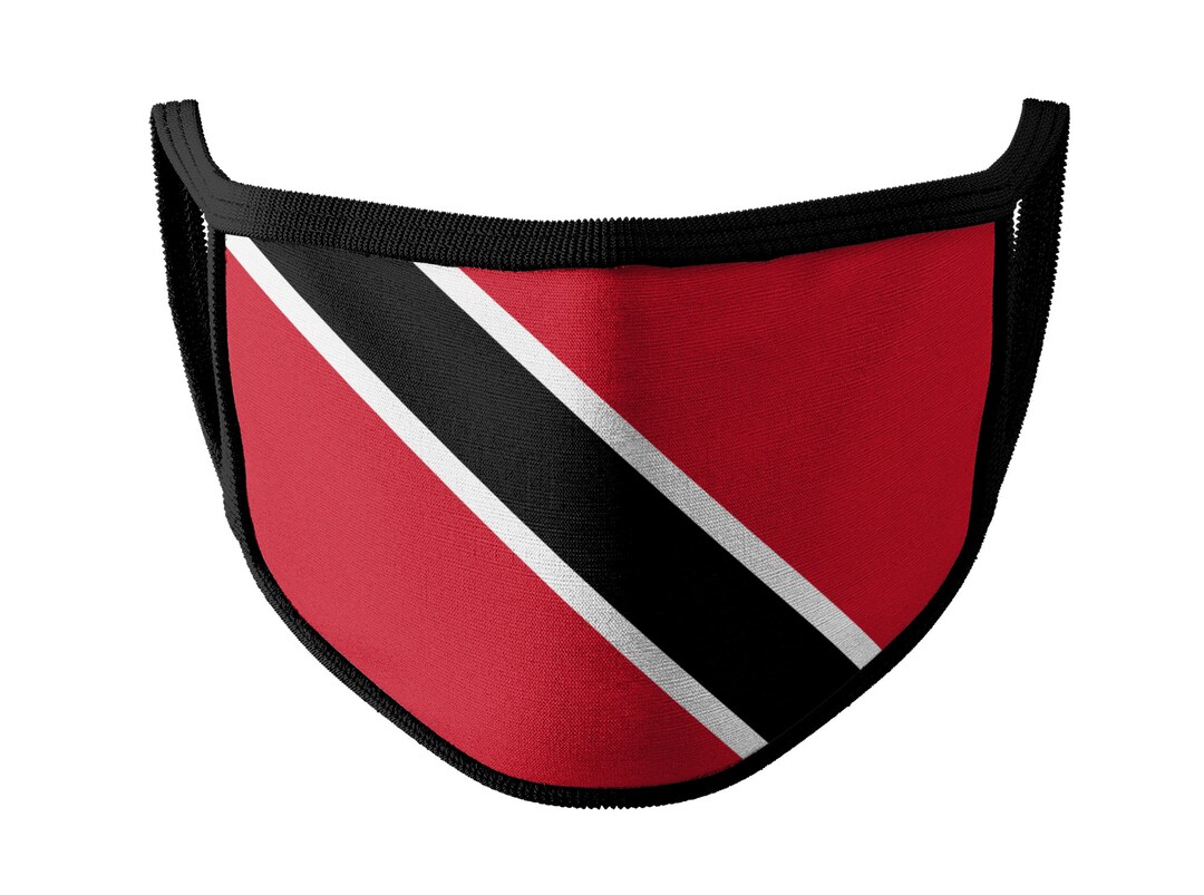 Trinidad and Tobago Face Mask Trinidad and Tobago Flag Facemask Etsy