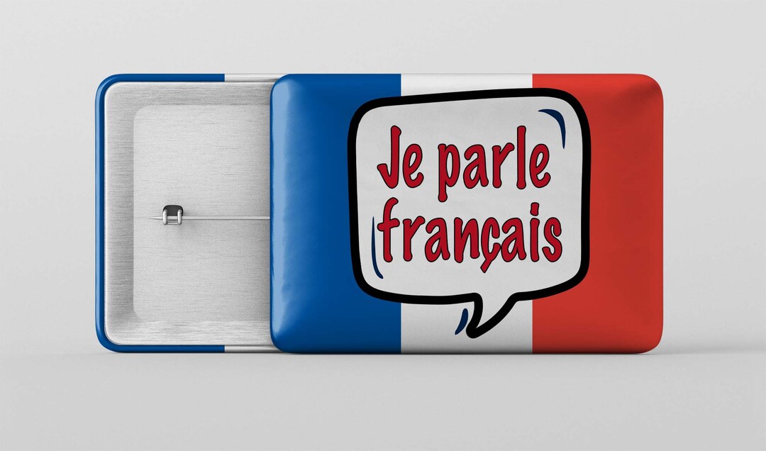 Pin In French I Speak Frenchpin - I Speak French Pin Back Button | 1