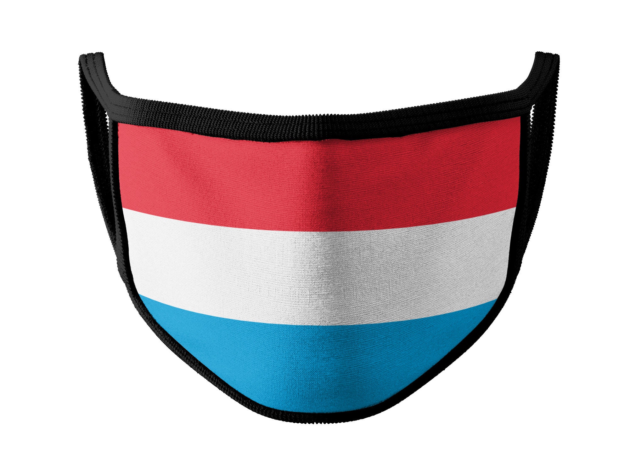 Luxembourg Face Mask Luxembourg Flag Face Mask Luxembourg Etsy