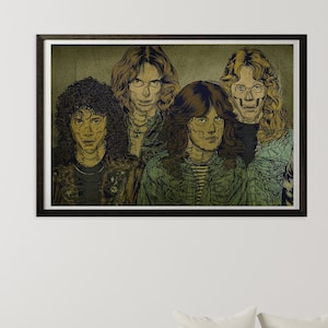 Hellfest limited edition 100x150cm Print numbered 1 to 5 and signed Metallica 1983