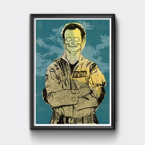 Bill Murray Ghostbusters Kunstdruck: Signiert & Nummeriert (21x29,7 cm)