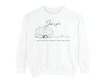 Jane Austin Elizabeth Bennett | Line Art Crewneck