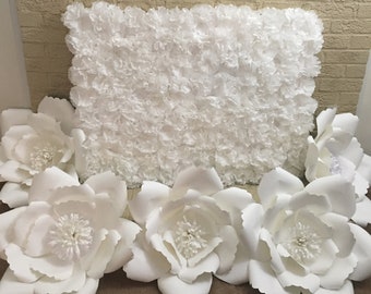 Paper Flower Wedding Backdrop