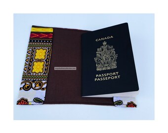 Sanaga Ankara print passport holder  P-PP608-DBJ