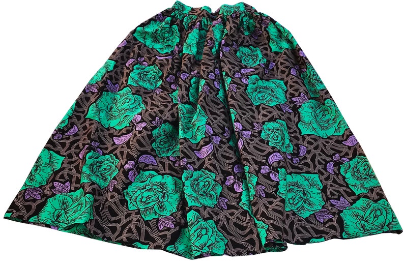 Zaria Women\u2019s African Wax Print Beautiful colorful maxi skirt F-JL-A318-VVI-01