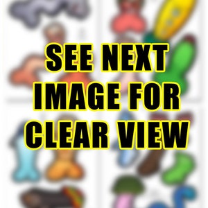Mature,Extra Peckers,Extra Junk for pinning on the Hunk Game,Bachelorette Party Game,Extra Junk on Hunk Cutouts,NO Poster included,INSTANT