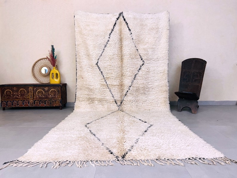 Bohemian Rug, Handmade Furniture, Boho Rug, handmade gift, home decor, abstract art, aesthetic room deco, farmhouse decor,	area rug, boho decor, tufted rug, kitchen decor, moroccan rug 6x12,