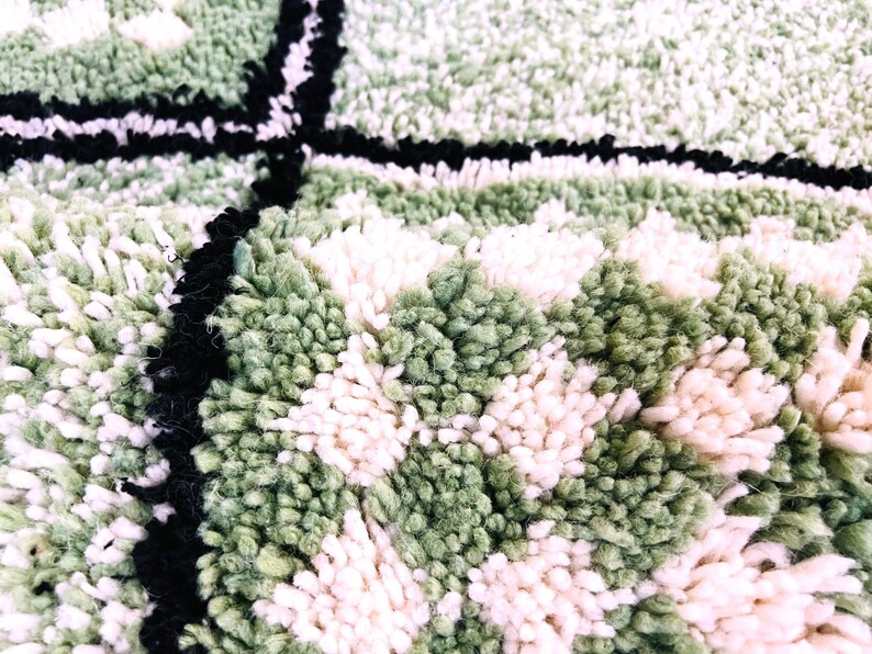 Green Rug, Rugs for Bedroom, Area Rug, Tufted Rug, Rugs for Living Room