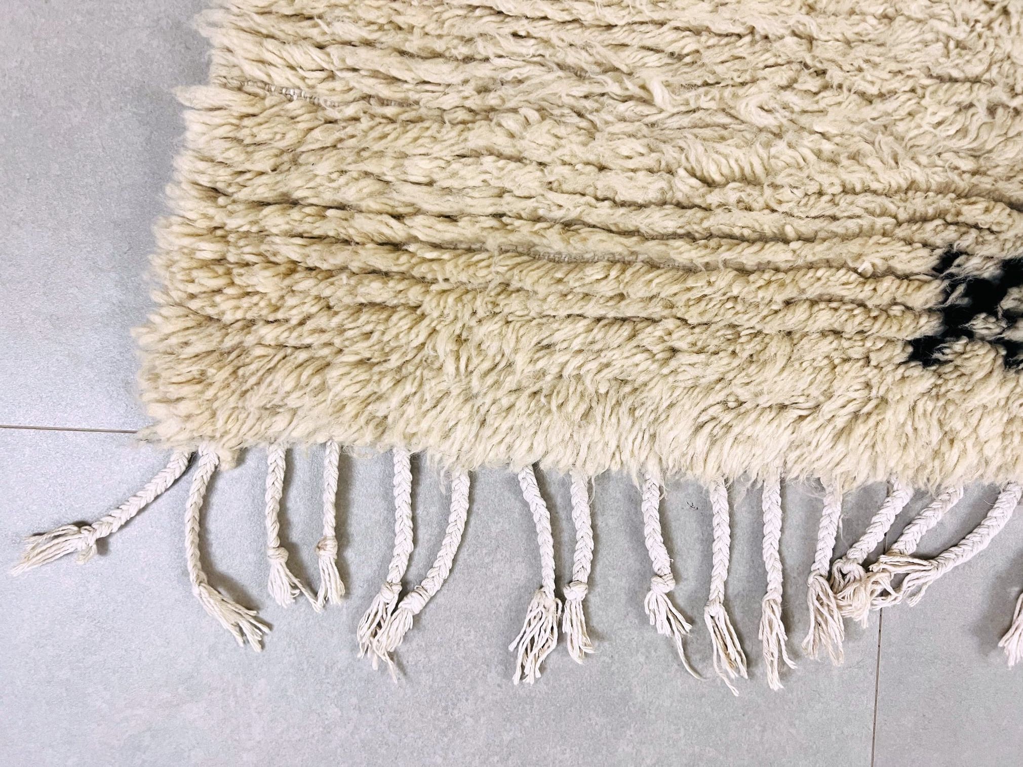 Handmade Moroccan Rug - Wool Berber Rug - Vintage Boho Area Handmade Moroccan Rug - Wool Berber Rug - Vintage Boho Area