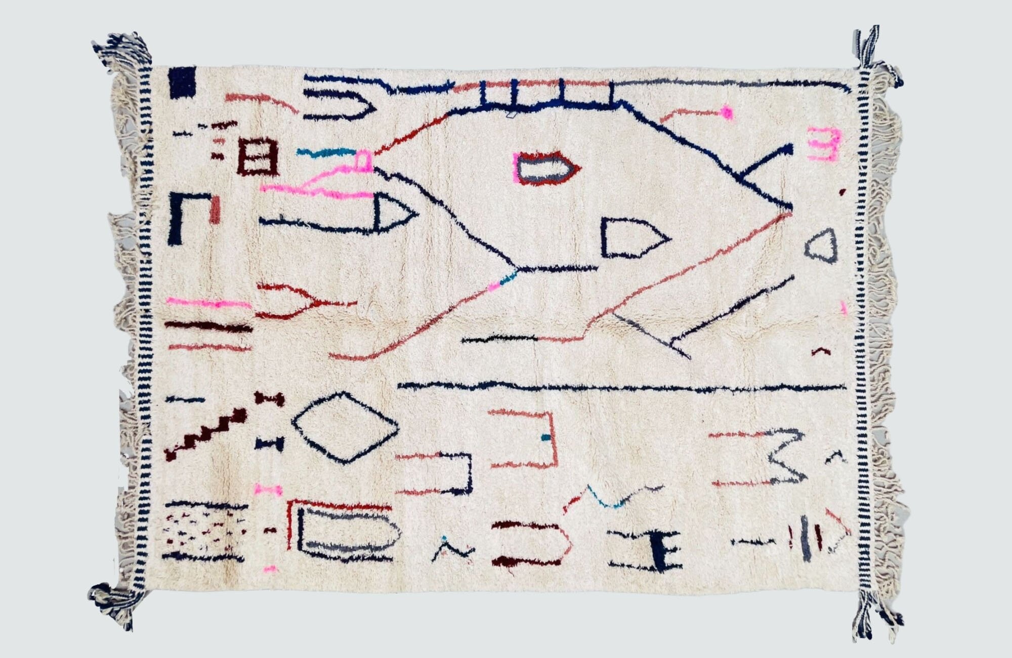 Tapis Beni Ourain Coloré