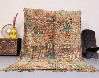 70% OFF**6x8 rug - Moroccan rug- Vintage rug - handmade rug - Moroccan rug 6.3 ft x 8.0 ft - Vintage Rug 6x8 - Furniture