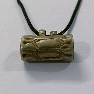 Vintage Before 2000s High Grade Silver Necklace Tribal Pendant Handmade Banjara Madaliya Tribal Boho Charm Pendant Old Antique Old Locket